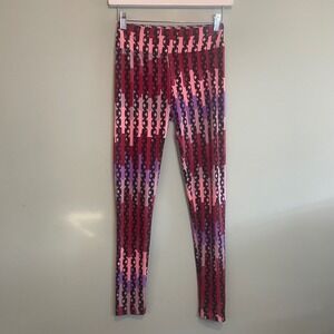 LulaRoe Printed Athletic Workout Run Activewear Training Gym Leggings Size XS/S